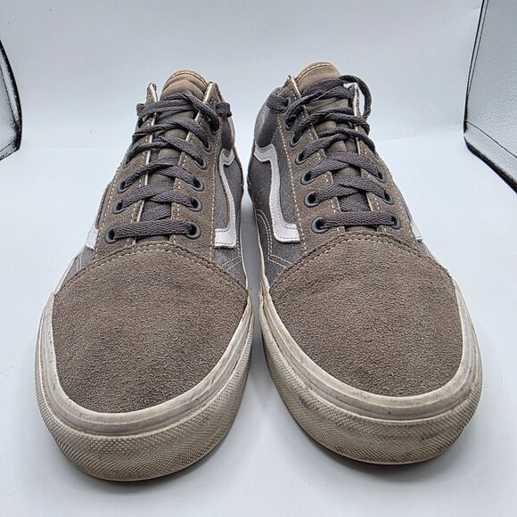 Vans Old Skool Mens Size 10 Gray Skate Shoes Casual Walking Outdoors - Picture 2 of 13